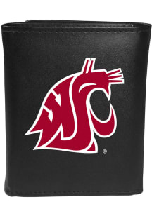 Washington State Cougars Large Logo Mens Trifold Wallet