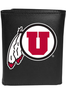 Utah Utes Large Logo Mens Trifold Wallet