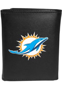 Miami Dolphins Large Logo Mens Trifold Wallet