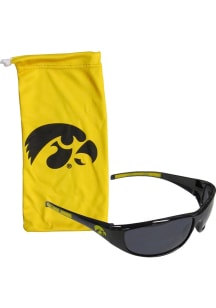 Wrap Iowa Hawkeyes Mens Sunglasses - Black