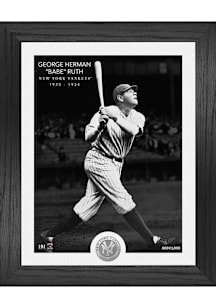 Babe Ruth New York Yankees Silver Coin Plaque