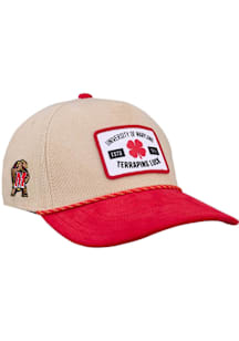 Black Clover Maryland Terrapins Legacy Adjustable Hat - Brown