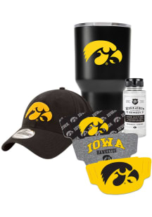 Back to School Gift Set Iowa Hawkeyes Mens Fan Mask - Black