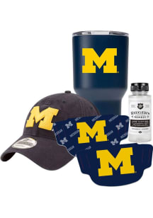 Back to School Gift Set Michigan Wolverines Mens Fan Mask - Blue