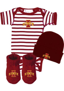 Iowa State Cyclones Baby Cardinal Baby Gift Set One Piece