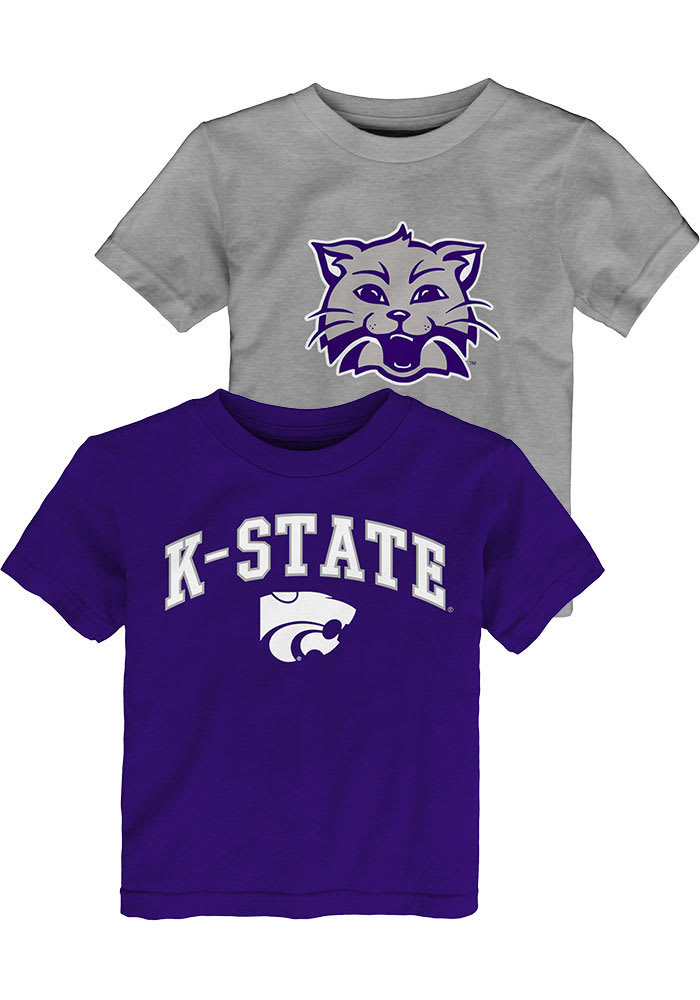 K-State Wildcats Toddler Purple Toddler Tees Value 2 Pack Short Sleeve T-Shirt