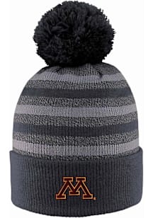 LogoFit Minnesota Golden Gophers Dark Grey Doc Marled Mens Knit Hat
