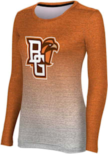 ProSphere Bowling Green Falcons Womens Orange Ombre LS Tee