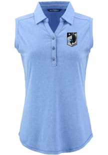 Cutter and Buck Minnesota United FC Womens Light Blue Forge Eco Polo Shirt