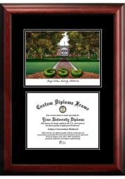 Georgia Southern Eagles Diplomate and Campus Lithograph Picture Frame