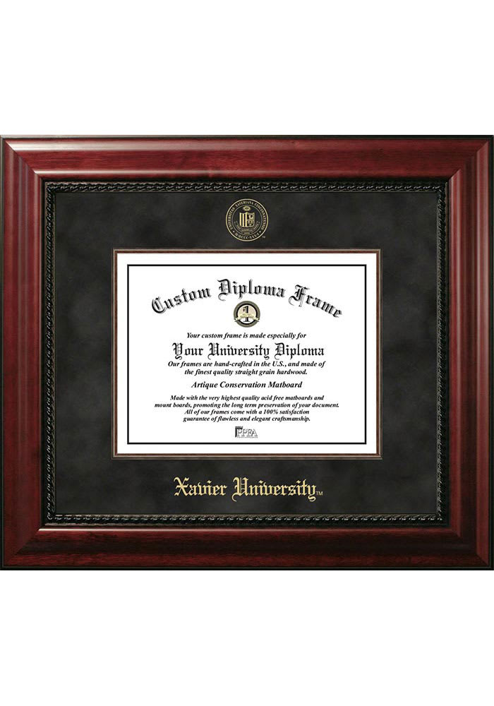 Xavier Musketeers Executive Diploma Picture Frame