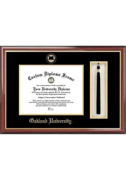 Oakland University Golden Grizzlies Tassel Box Diploma Picture Frame
