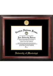 Ole Miss Rebels Gold Embossed Diploma Frame Picture Frame