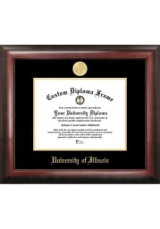 Illinois Fighting Illini Gold Embossed Diploma Frame Picture Frame