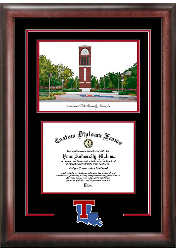Louisiana Tech Bulldogs Spirit Graduate Diploma Picture Frame