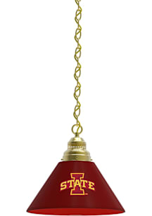 Iowa State Cyclones Single Gold Billiard Lamp