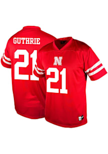 Mens Nebraska Cornhuskers Red Genuine Collective NIL Football Jersey