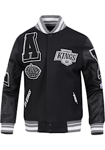 Mens Los Angeles Kings Pro Standard Mens Mash Up Heavyweight Jacket - Black