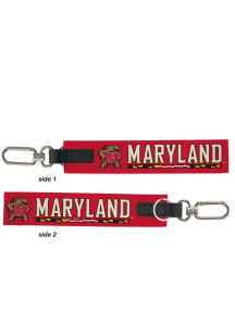 Red Maryland Terrapins Oversized KeyStrap Keychain