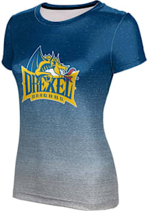 ProSphere Drexel Dragons Womens Navy Blue Ombre Short Sleeve T-Shirt