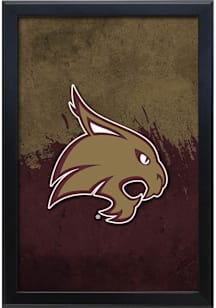 Texas State Bobcats Snap Frame LED Sign - Black
