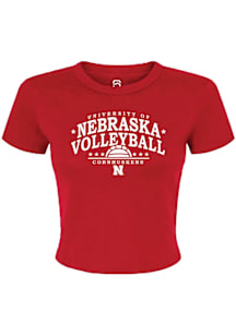 Nebraska Cornhuskers Red Summit Sportswear Cowboy Corn Short Sleeve T-Shirt
