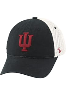 Zephyr Indiana Hoosiers University Meshback Adjustable Hat - Black