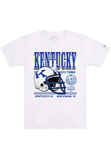 Homefield Kentucky Wildcats White Football 1984 Hall of Fame Classic Short Sleeve Fashion T Shirt