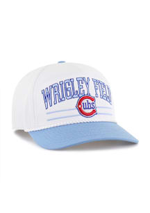 47 Chicago Cubs Wrigley Field Two-Tone Roscoe Rope Hitch Adjustable Hat - White