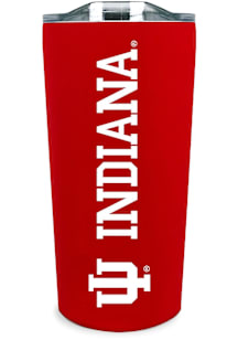 Indiana Hoosiers 18oz Soft Touch Stainless Steel Tumbler - Crimson