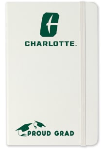 UNCC 49ers Proud Grad team logo Notebook and Folder - White