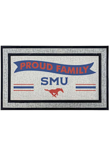 SMU Mustangs Proud Family 18x30 Door Mat
