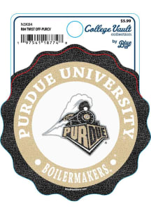 Black Purdue Boilermakers R84 Twist Off Stickers
