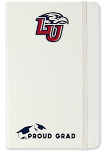 Liberty Flames Proud Grad team logo Notebook and Folder - White