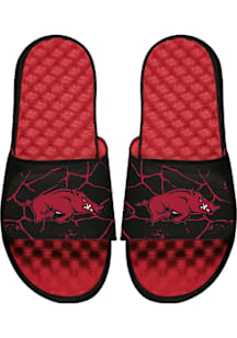 Arkansas Razorbacks iSlide Primary 3 Pack Lifestyle Sock Mens Slides