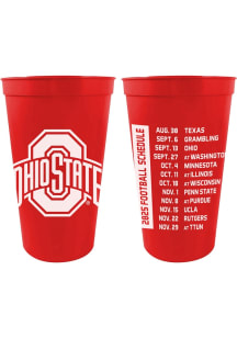 Ohio State Buckeyes Football Team Schedule Stadium Cup - Red