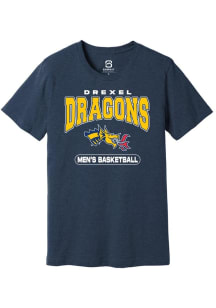 Drexel Dragons Navy Blue Summit Sportswear Basketball Short Sleeve T Shirt