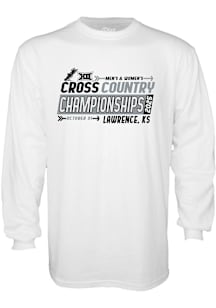 Blue 84 Big 12 White Big 12 Cross Country Championships Long Sleeve T Shirt