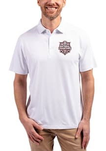 Cutter and Buck Indiana Hoosiers White 2025 CFP National Champions Forge Eco Stretch Big and Tall..