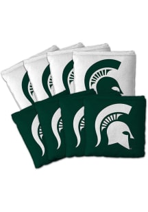 Green Michigan State Spartans 8pk Corn Hole Bags