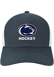 Penn State Nittany Lions Hockey Mid Pro Trucker Adjustable Hat - Navy Blue