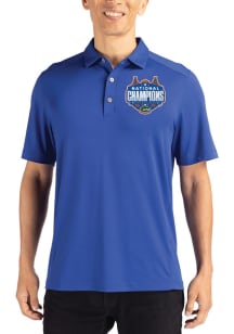 Cutter and Buck Florida Gators Blue 2025 National Champions Forge Eco Stretch Big and Tall Polo
