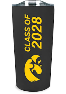 Iowa Hawkeyes 18oz Class of 2028 Soft Touch Stainless Steel Tumbler - Black