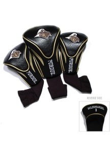 Black Purdue Boilermakers 3 Pack Contour Golf Headcover