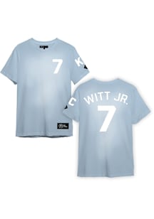 Bobby Witt Jr Kansas City Royals Light Blue Name Number Short Sleeve Fashion Player T Shirt