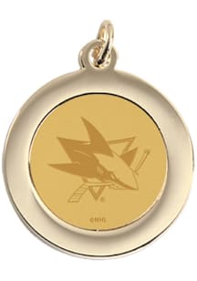 CSI San Jose Sharks Gold Pendant Womens Necklace