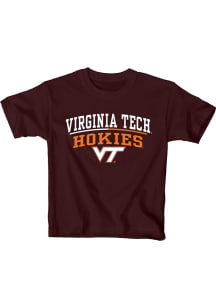 Virginia Tech Hokies Youth Maroon Team Grahpic Short Sleeve T-Shirt