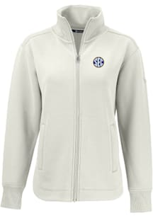Cutter and Buck SEC Womens White Roam Light Weight Jacket