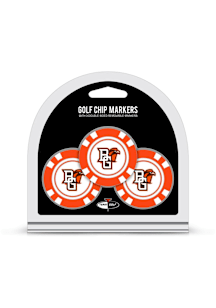 Bowling Green Falcons Poker Chip 3 Pack Golf Ball Marker