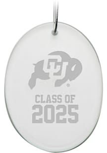 Colorado Buffaloes Class of 2025 Oval Ornament - White